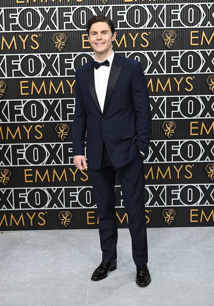 Evan Peters at the 75th Primetime Emmy Awards 