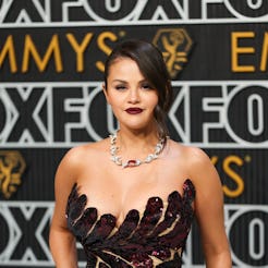 Selena Gomez attends the 75th Primetime Emmy Awards. 