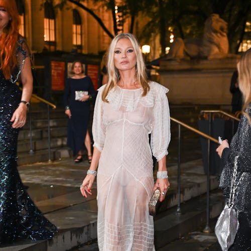 NEW YORK, NEW YORK - SEPTEMBER 28: Kate Moss attends the Clooney Foundation For Justice's 2023 Albie...