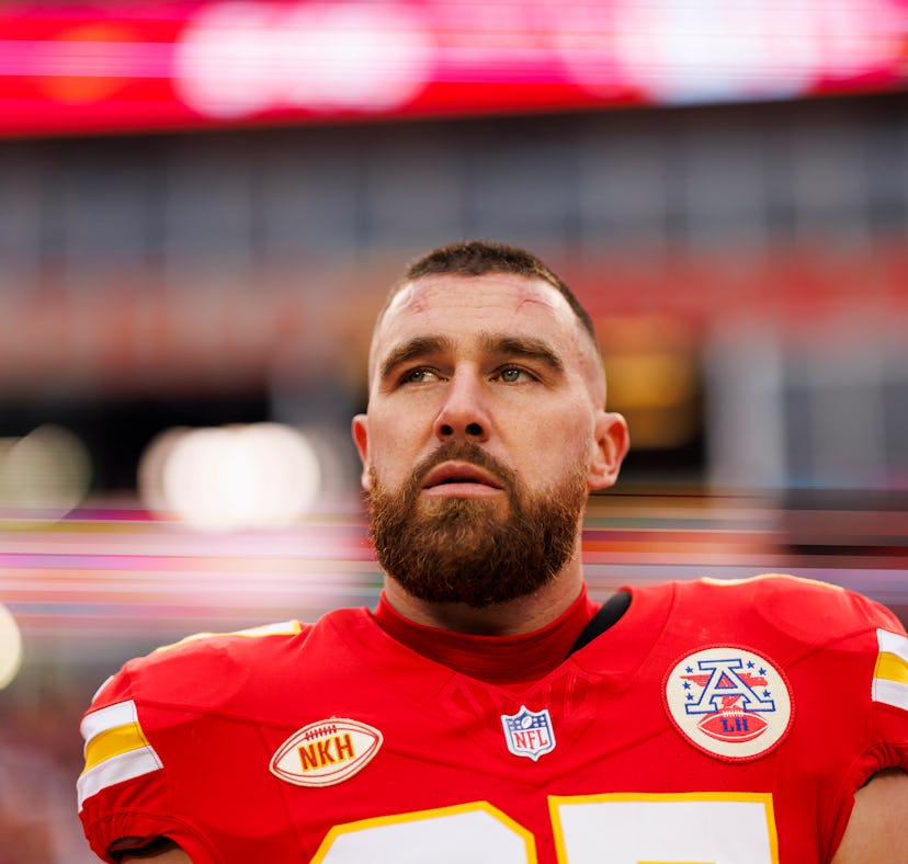 Travis Kelce #87 of the Kansas City Chiefs