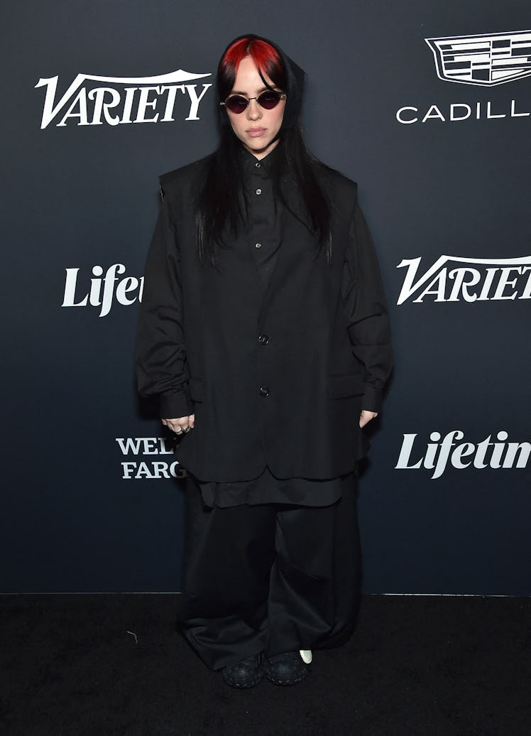 Billie Eilish arrives for Variety's Power of Women event at Mother Wolf in Los Angeles, California, ...