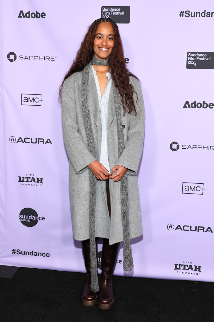 Malia Ann Obama attends the "The Heart" Premiere at the Short Film Program 1 during the 2024 Sundanc...