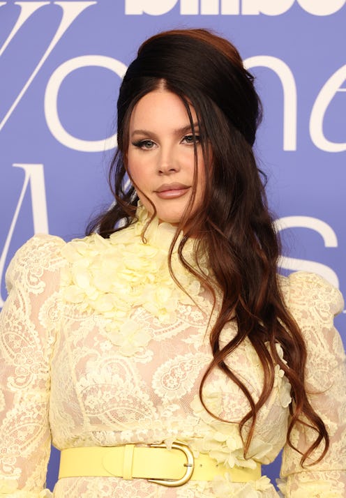 Lana Del Rey rocked a French pedicure in her Skims Valentine's Shop campaign.