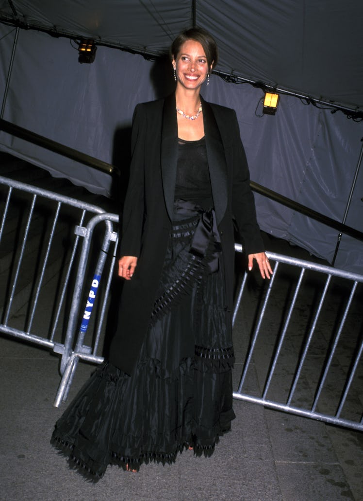 Christy Turlington during 'Jacqueline Kennedy: The White House Years' Costume Institute Gala at Metr...
