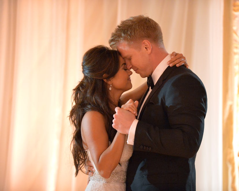 Sean and Catherine’s ‘Bachelor’ wedding. Photo via Getty Images