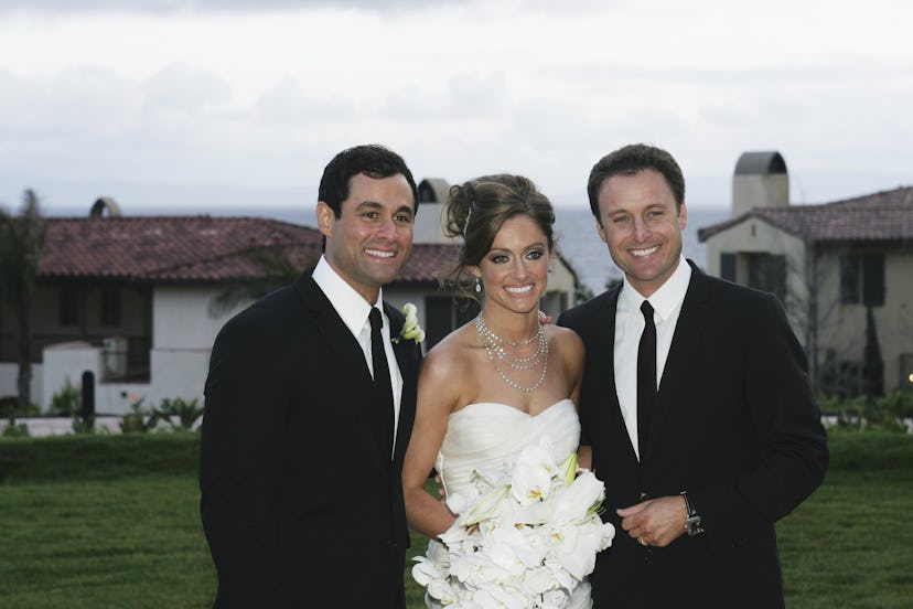 Jason and Molly's 'Bachelor' wedding. Photo via Getty Images