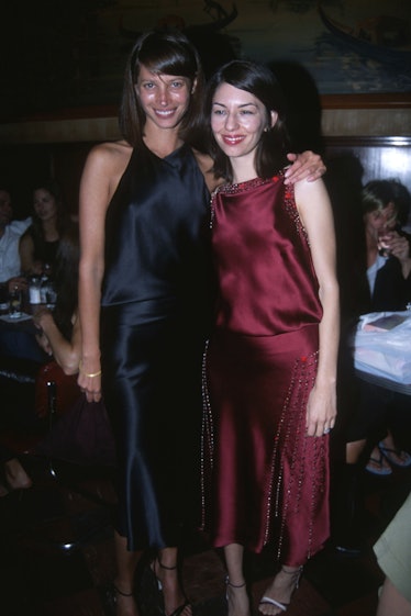 Christy Turlington and Sofia Coppola at the Marc Jacobs Store on August 3, 2000 in New York City. (P...