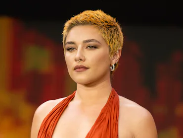 LONDON, ENGLAND - JULY 13: Florence Pugh attends the "Oppenheimer" UK Premiere at Odeon Luxe Leicest...