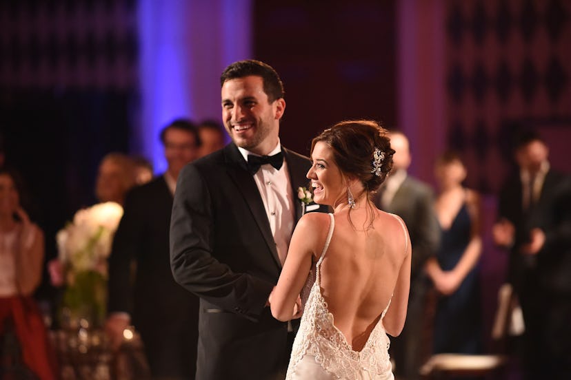 Tanner and Jade's 'Bachelor in Paradise' wedding. Photo via ABC