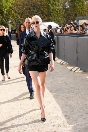 Anya Taylor-Joy wears all Dior at the Dior show during the Womenswear Spring/Summer 2024 as part of ...