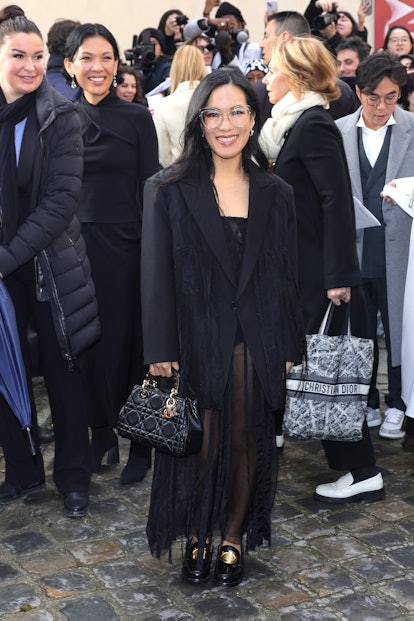 PARIS, FRANCE - JANUARY 22: Ali Wong attends the Christian Dior Haute Couture Spring/Summer 2024 sho...