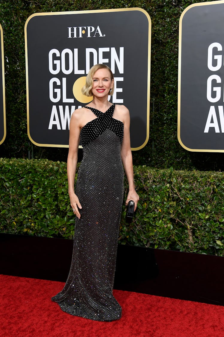 Naomi Watts arrives to the 77th Annual Golden Globe Awards held at the Beverly Hilton Hotel on Janua...