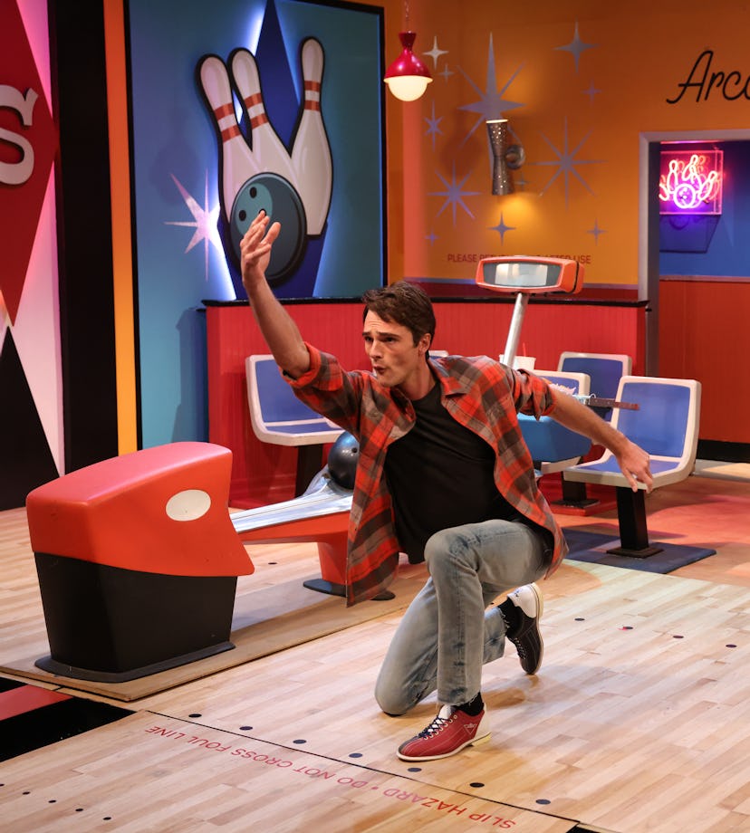 SATURDAY NIGHT LIVE -- "Jacob Elordi, Renée Rapp" Episode 1853 -- Pictured: (l-r) Host Jacob Elordi ...