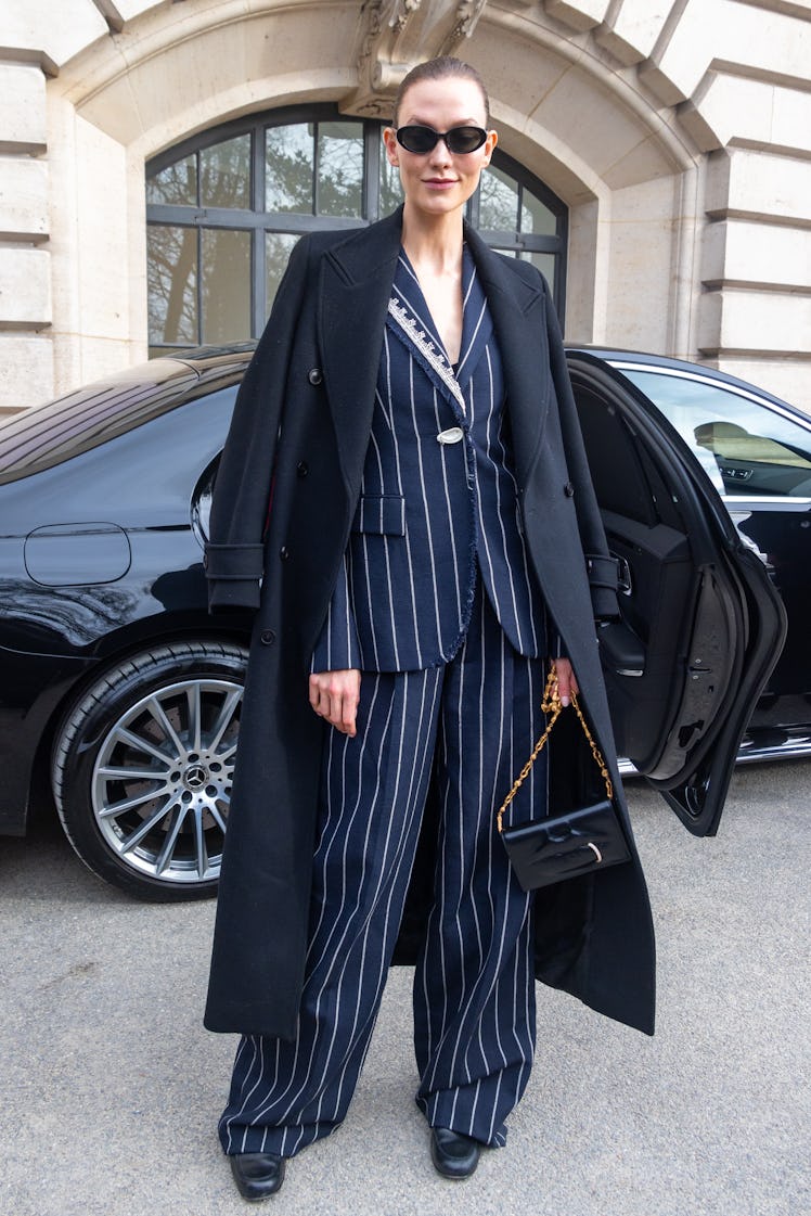 Karlie Kloss attends the Schiaparelli Haute Couture Spring/Summer 2024 show 