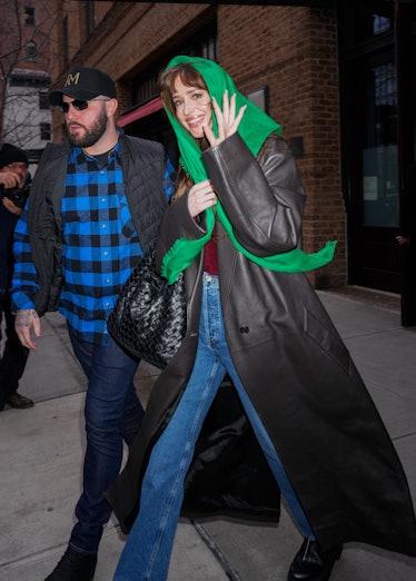 Dakota Johnson is seen on January 22, 2024 in New York City.
