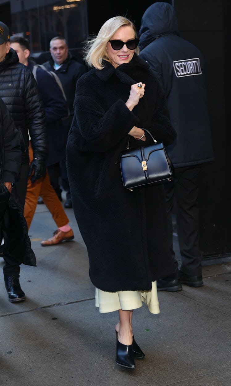Naomi Watts is seen on January 22, 2024 in New York City.