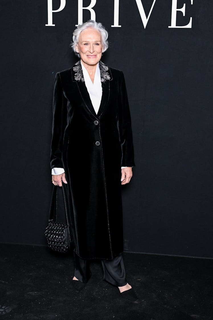 Glenn Close attends the Giorgio Armani Privé Haute Couture Spring/Summer 2024 show