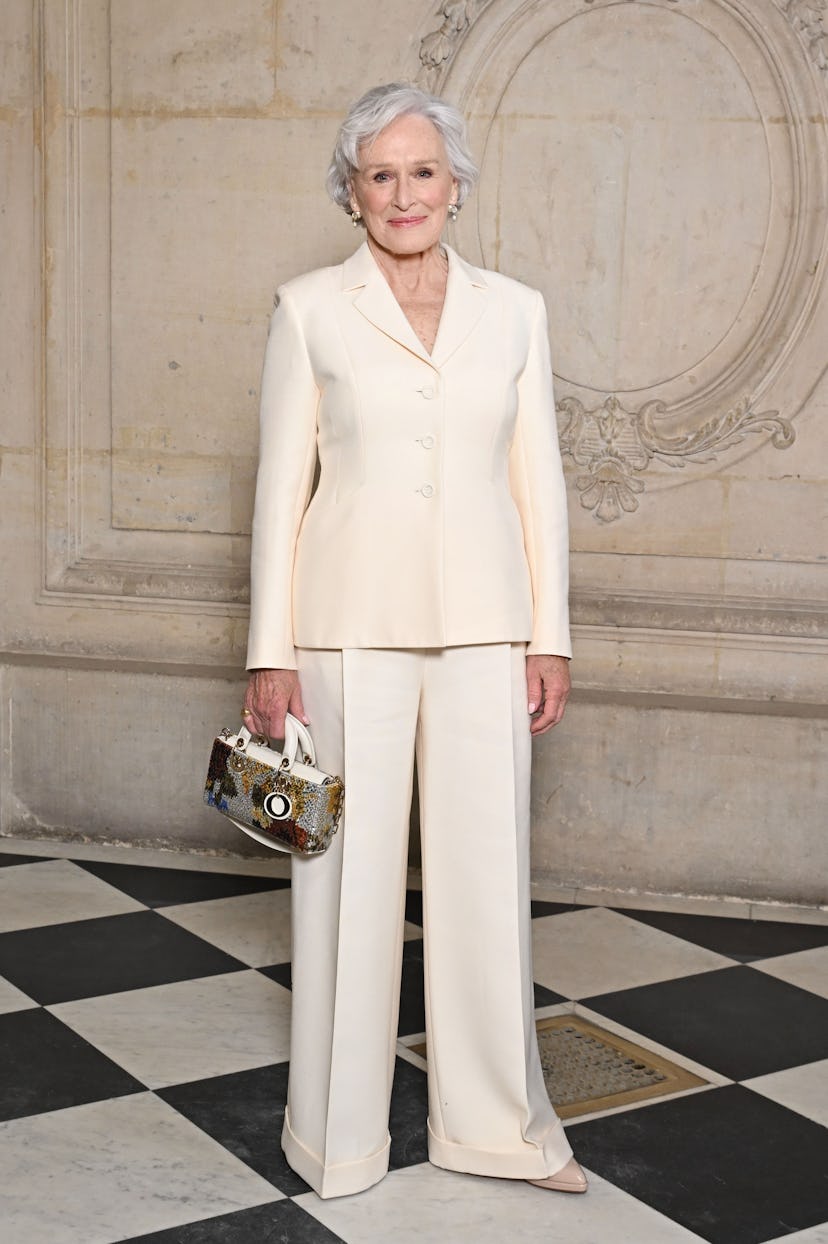 Glenn Close attends the Dior Haute Couture Spring/Summer 2024 show