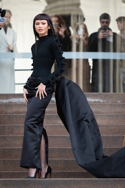 Zendaya attends the Schiaparelli Haute Couture Spring/Summer 2024 show