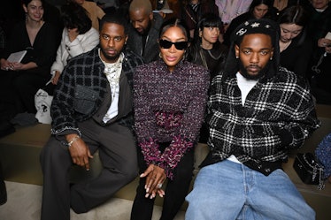Dave Free, Naomi Campbell and Kendrick Lamar attend the Chanel Haute Couture Spring/Summer 2024 