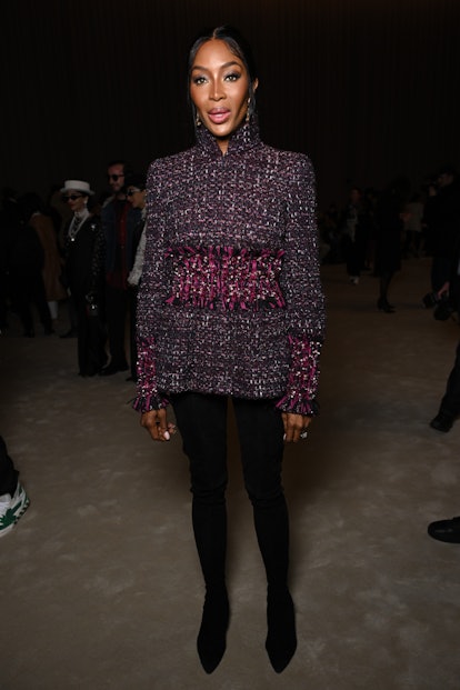 Naomi Campbell attends the Chanel Spring/Summer 2024 show