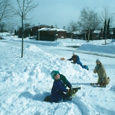 Snow days in the 1990s were just better then what kids have now.