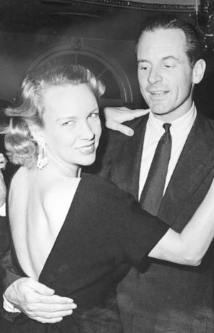 Ann Woodward and husband 1955