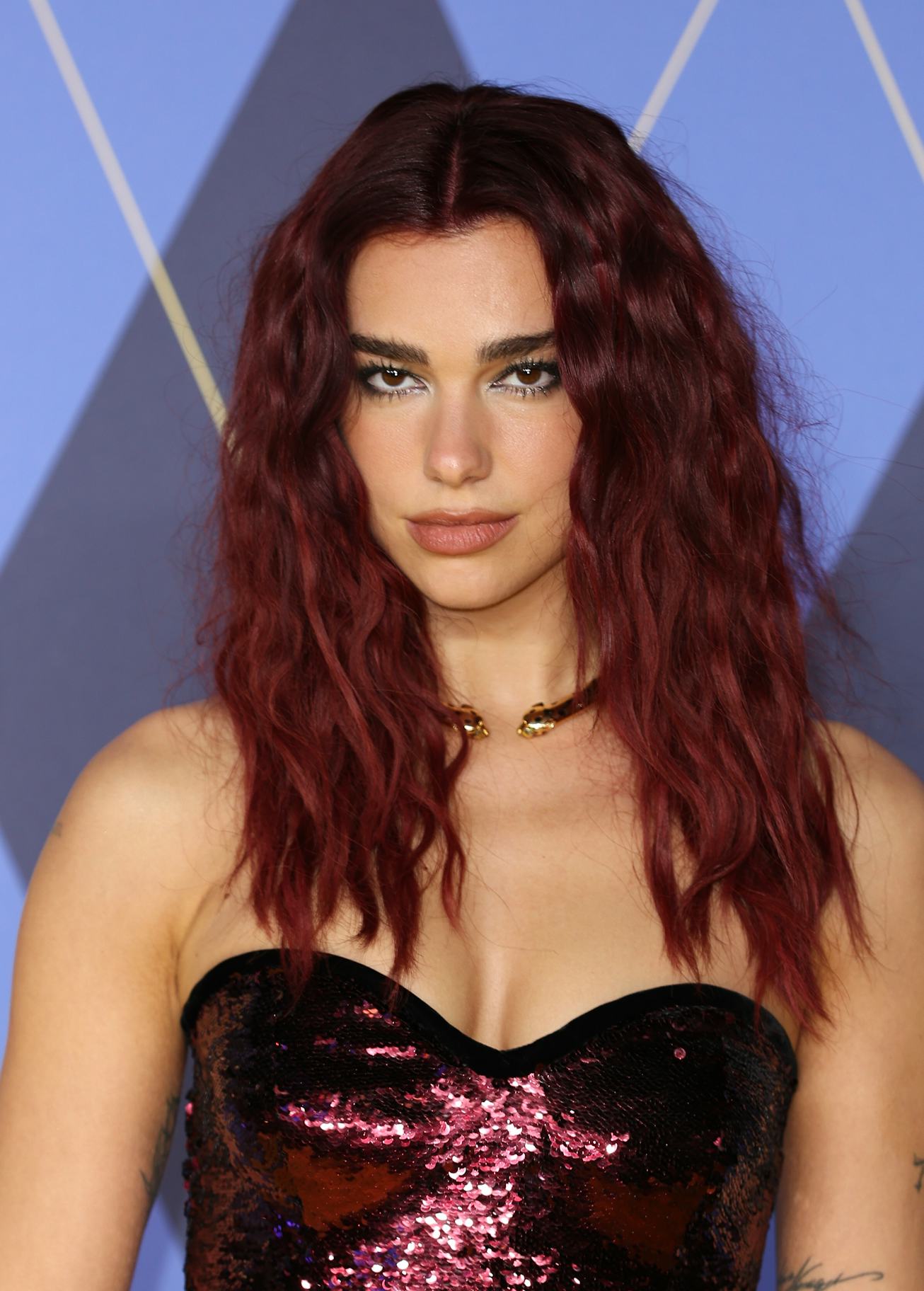 LONDON, ENGLAND - JANUARY 24: Dua Lipa attends the World Premiere of "Argylle" at the Odeon Luxe Lei...