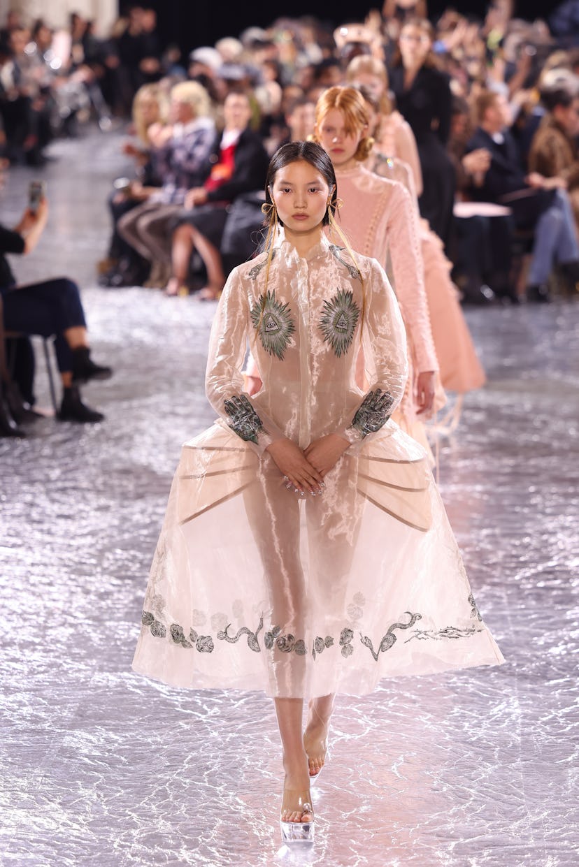Jean Paul Gaultier Haute Couture Simone Rocha Spring/Summer 2024 show as part of Paris Fashion Week ...