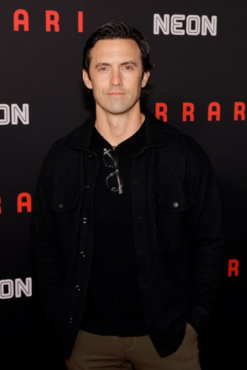 Milo Ventimiglia spoke about wife Jarah Mariano's 'Gilmore Girls' connection (at the 'Ferrari' premi...
