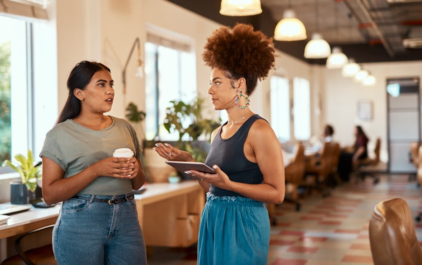 A pair of work wives in 2024.