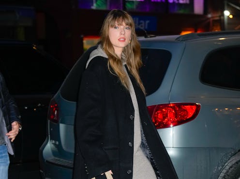 NEW YORK, NEW YORK - JANUARY 18: Taylor Swift is seen on January 18, 2024 in New York City. (Photo b...