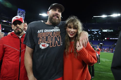Travis Kelce and Taylor Swift.
