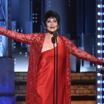 NEW YORK, NY - JUNE 10:  Chita Rivera accepts the Special Tony Award for Lifetime Achievement in the...