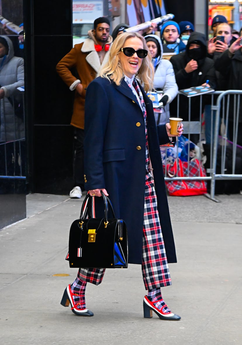 Catherine O'Hara is seen at GMA on January 30, 2024 in New York City.