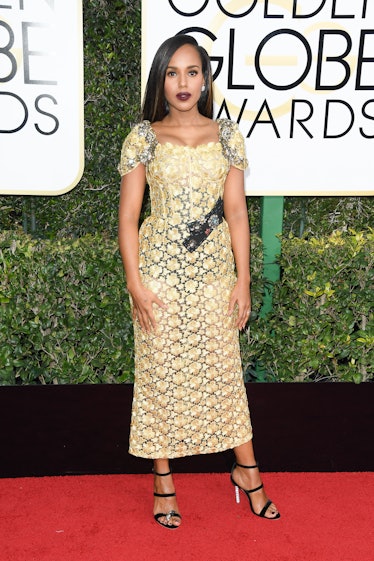 Kerry Washington attends 74th Annual Golden Globe Awards 