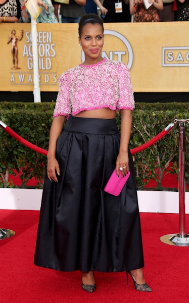 Kerry Washington arrives at the 20th Annual Screen Actors Guild Awards 