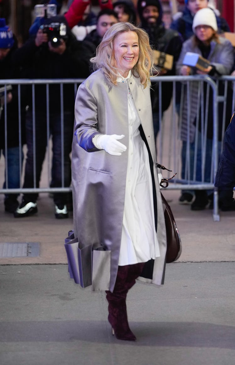 Catherine O'Hara is seen at GMA on January 30, 2024 in New York City.