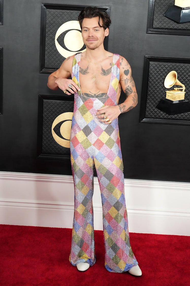 Harry Styles attends the 65th GRAMMY Awards on February 05, 2023 in Los Angeles, California.