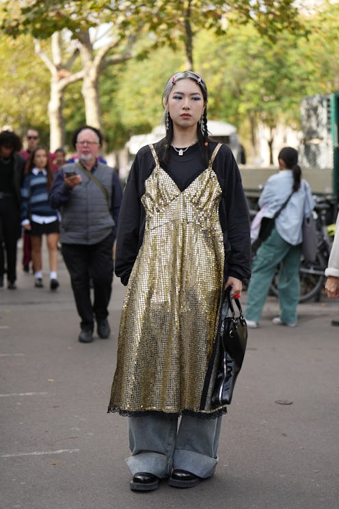 The Dress-Over-Pants Outfit Ideas