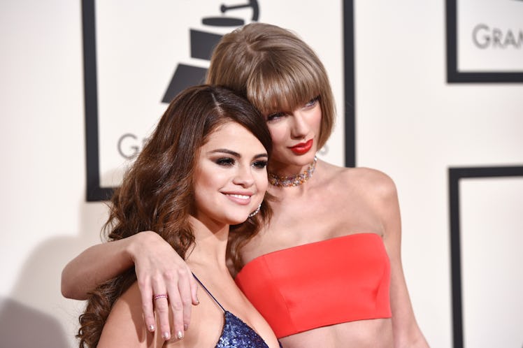 Selena Gomez and Taylor Swift attended the 2016 Grammys together.