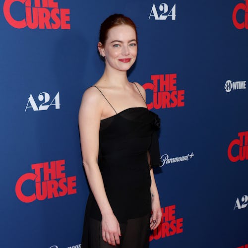 Emma Stone attends the Los Angeles Season Finale Premiere "The Curse" 