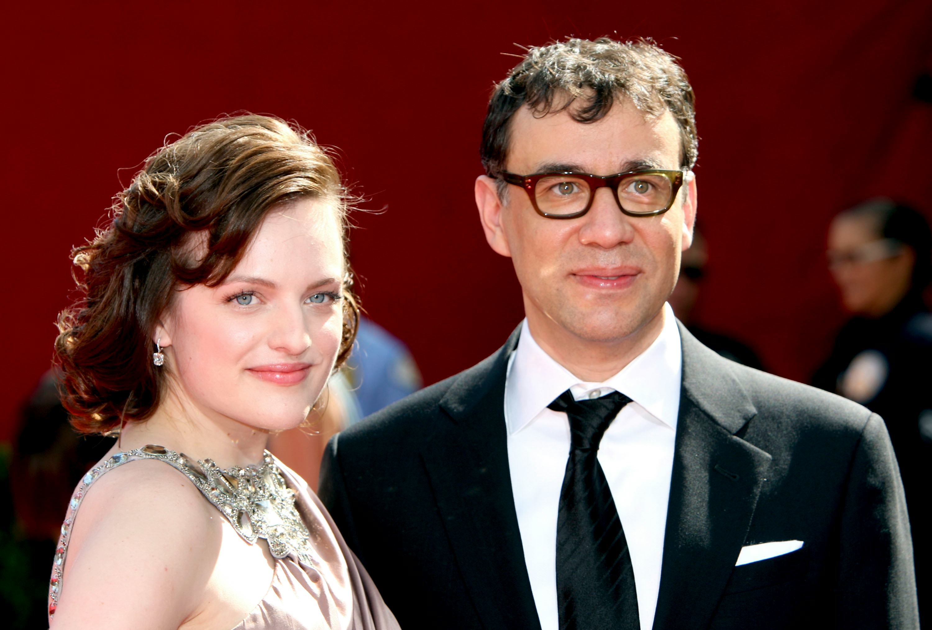 Elisabeth Moss and Fred Armisen