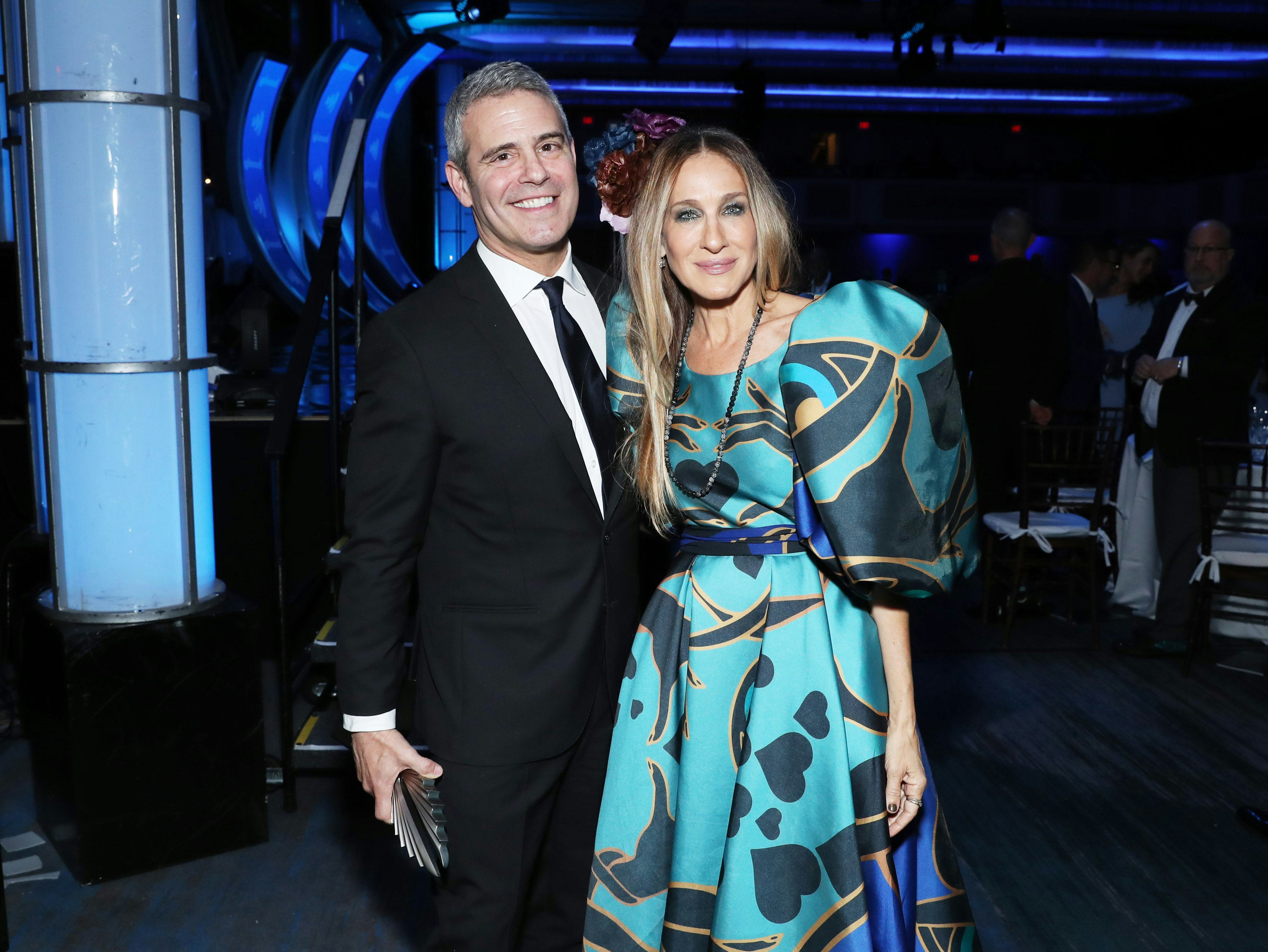 Andy Cohen and Sarah Jessica Parker.