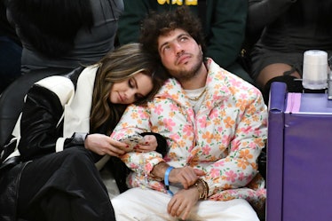 Selena Gomez and Benny Blanco attended a Los Angeles Lakers game together.