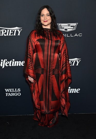 US actress Lily Gladstone arrives for Variety's Power of Women event at Mother Wolf in Los Angeles, ...