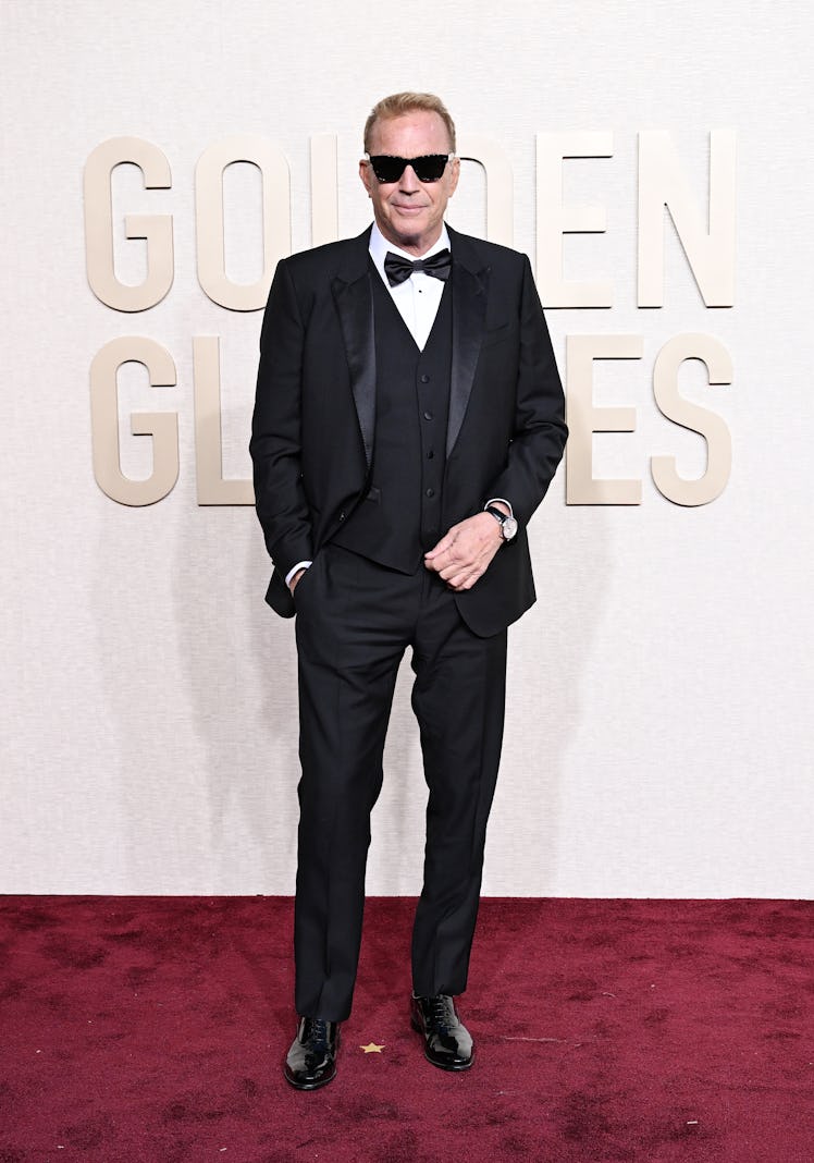 Kevin Costner at the 81st Golden Globe Awards 