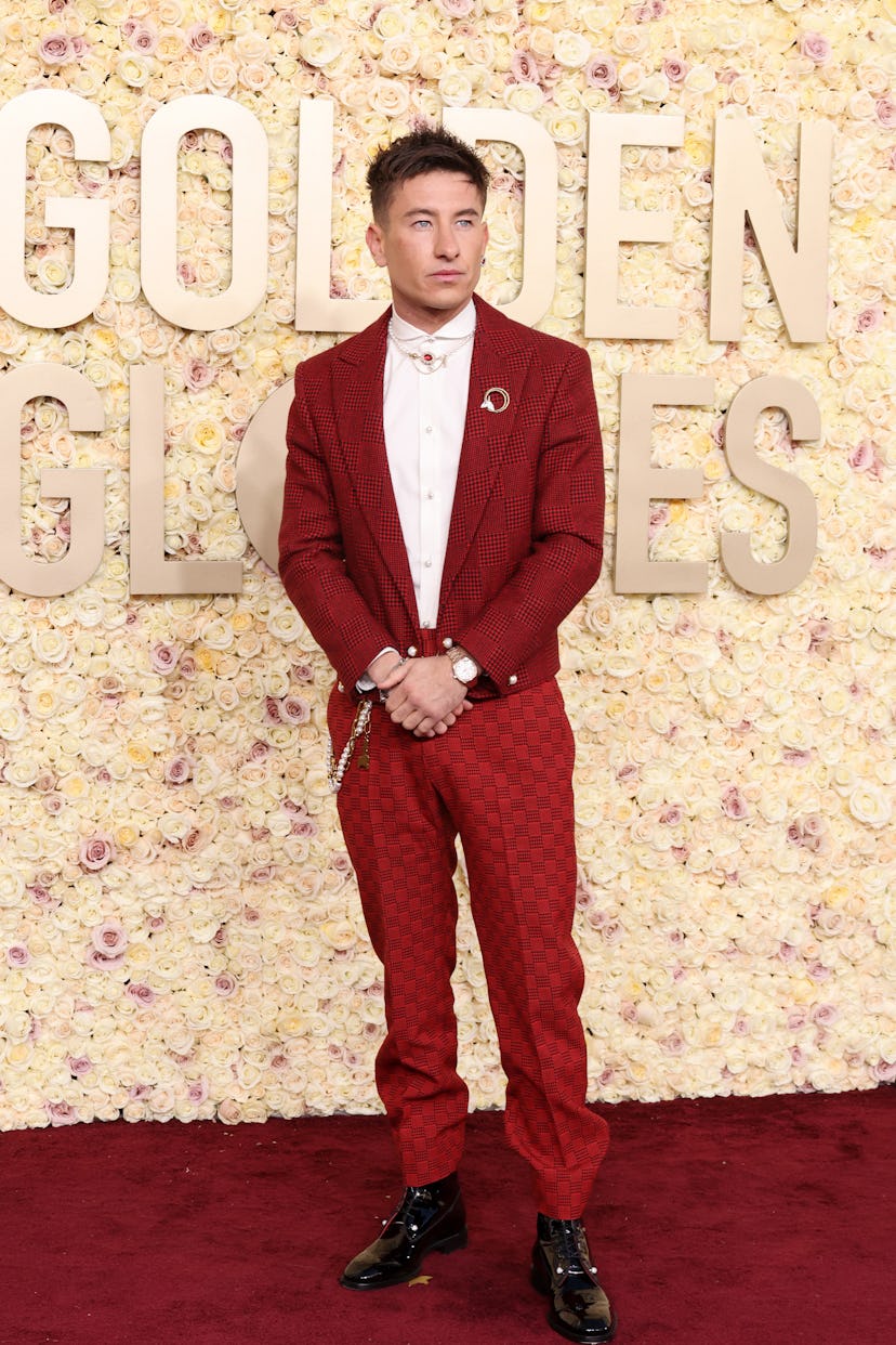 Barry Keoghan attends the 2024 Annual Golden Globe Awards.
