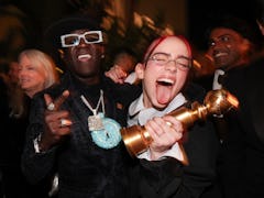 Flavor Flav and Billie Eilish partied at the 2024 Billboard Golden Globes After Party.