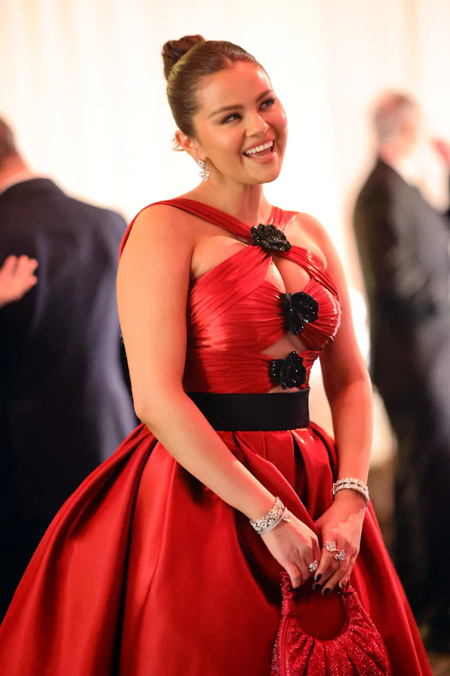 Selena Gomez JW Pei Gabbi Bag Golden Globes 2024